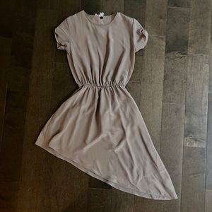 Topshop silk asymmetrical dress in size 2.
